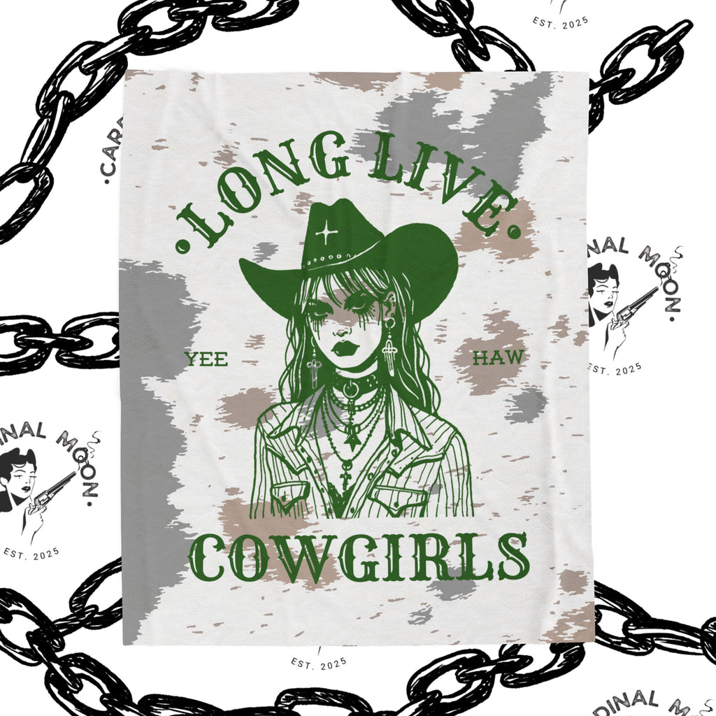 Long Live Cowgirls Fleece Blanket