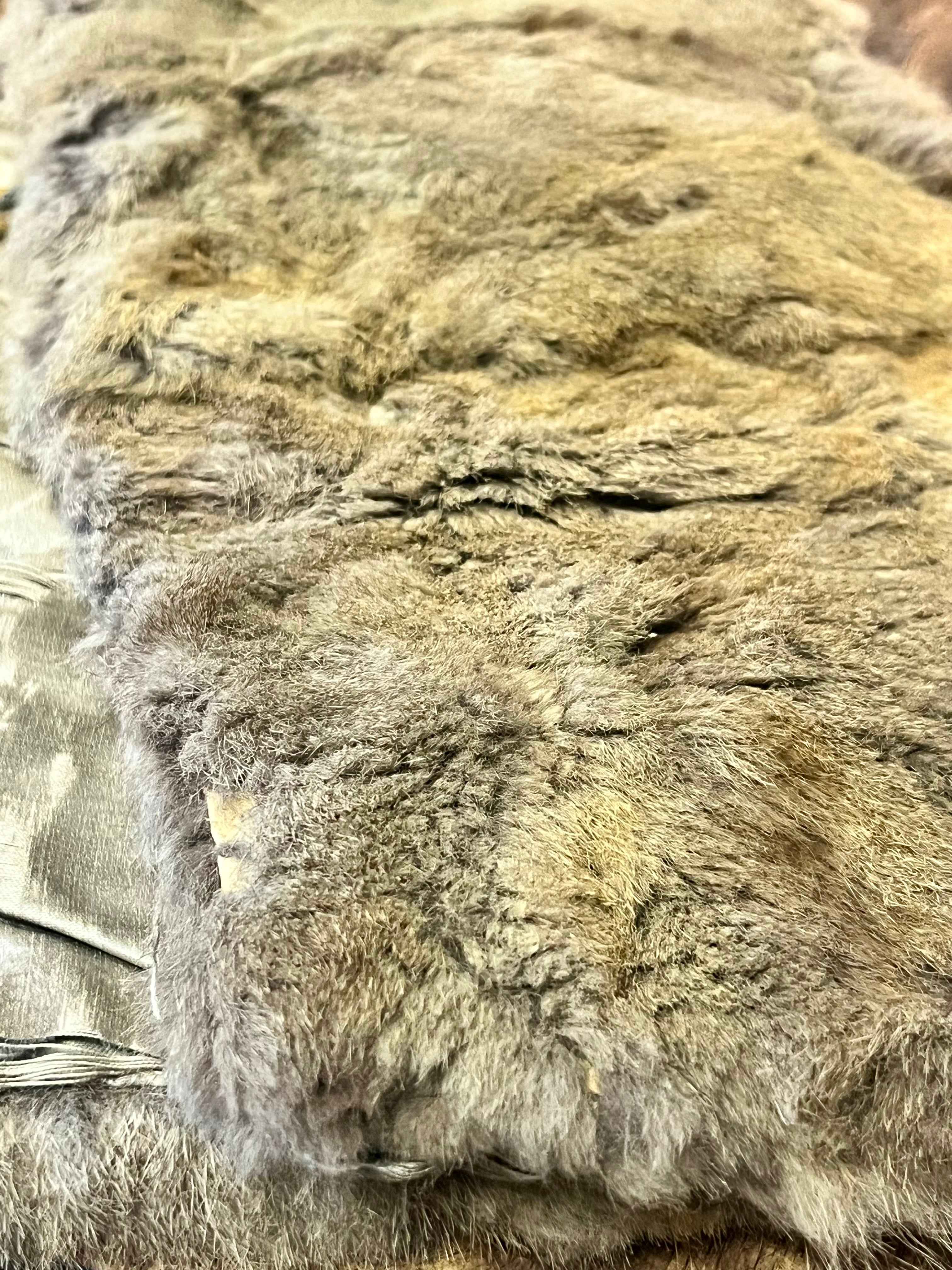 1920s Vintage Mink Fur Shoulder Pelt | Antique Stole Collar | Light Tone Old Hollywood Wrap