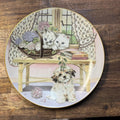 Pam Cooper “Two Against One” Collector Plate – Royal Worcester, 1989
