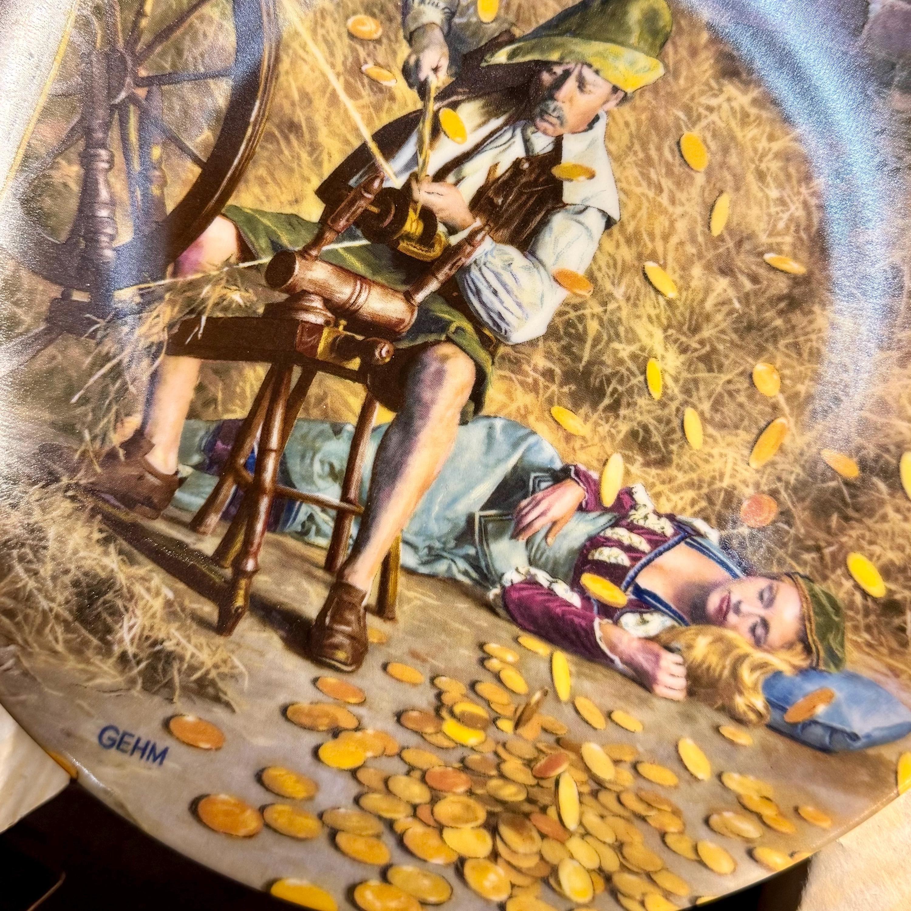 1981 Rumpelstiltskin Collector Plate – Charles Gehm, Bavaria Germany (Original Box & COA)