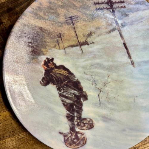 1888 Blizzard Porcelain Collector Plate – AT&T Limited Edition
