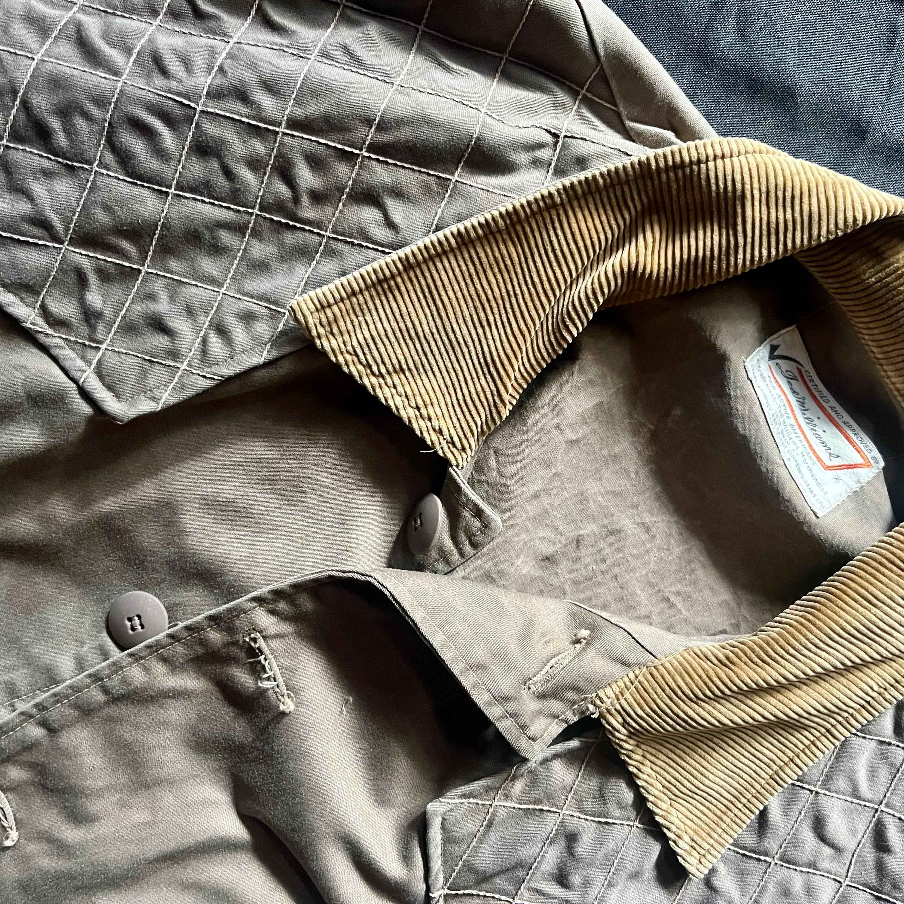 1950s–1960s Jed Williams Hunting Field Jacket (Corduroy Collar)