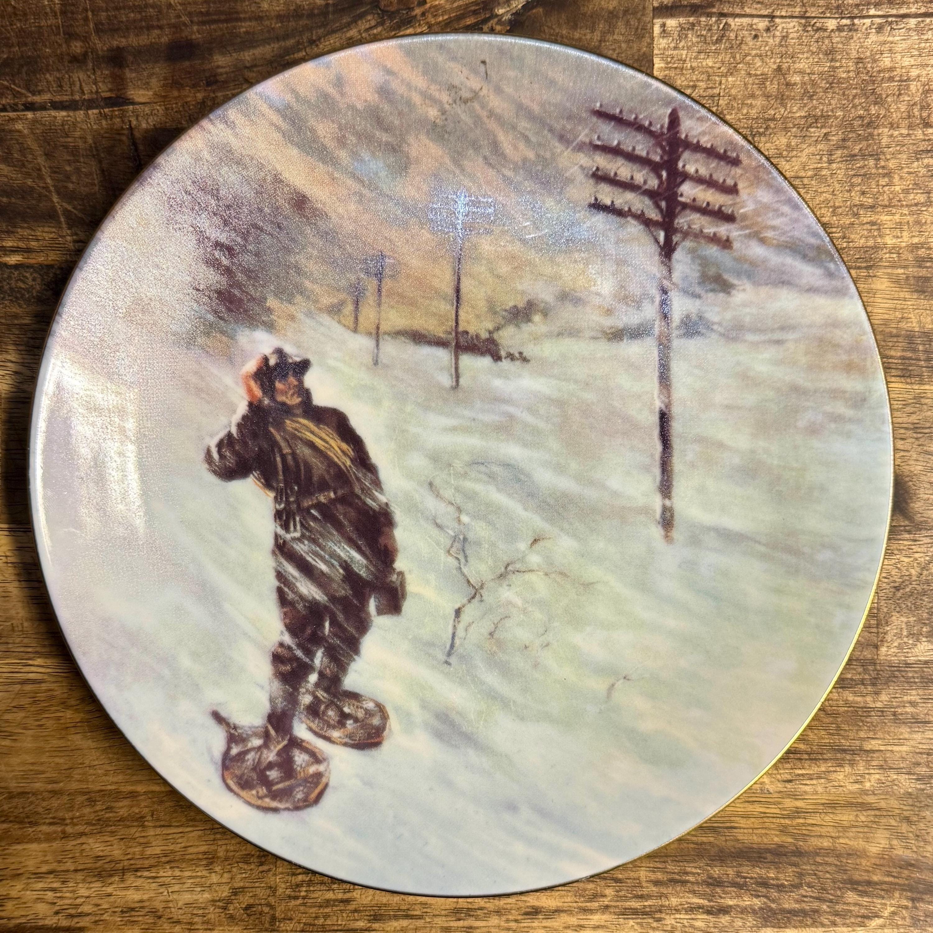 1888 Blizzard Porcelain Collector Plate – AT&T Limited Edition