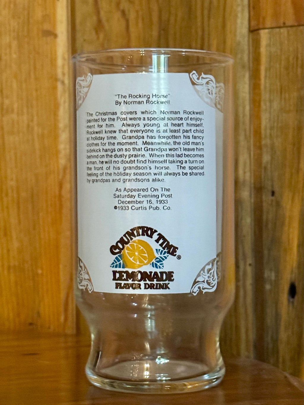 Norman Rockwell Glasses – Set of 4, Country Time Promo