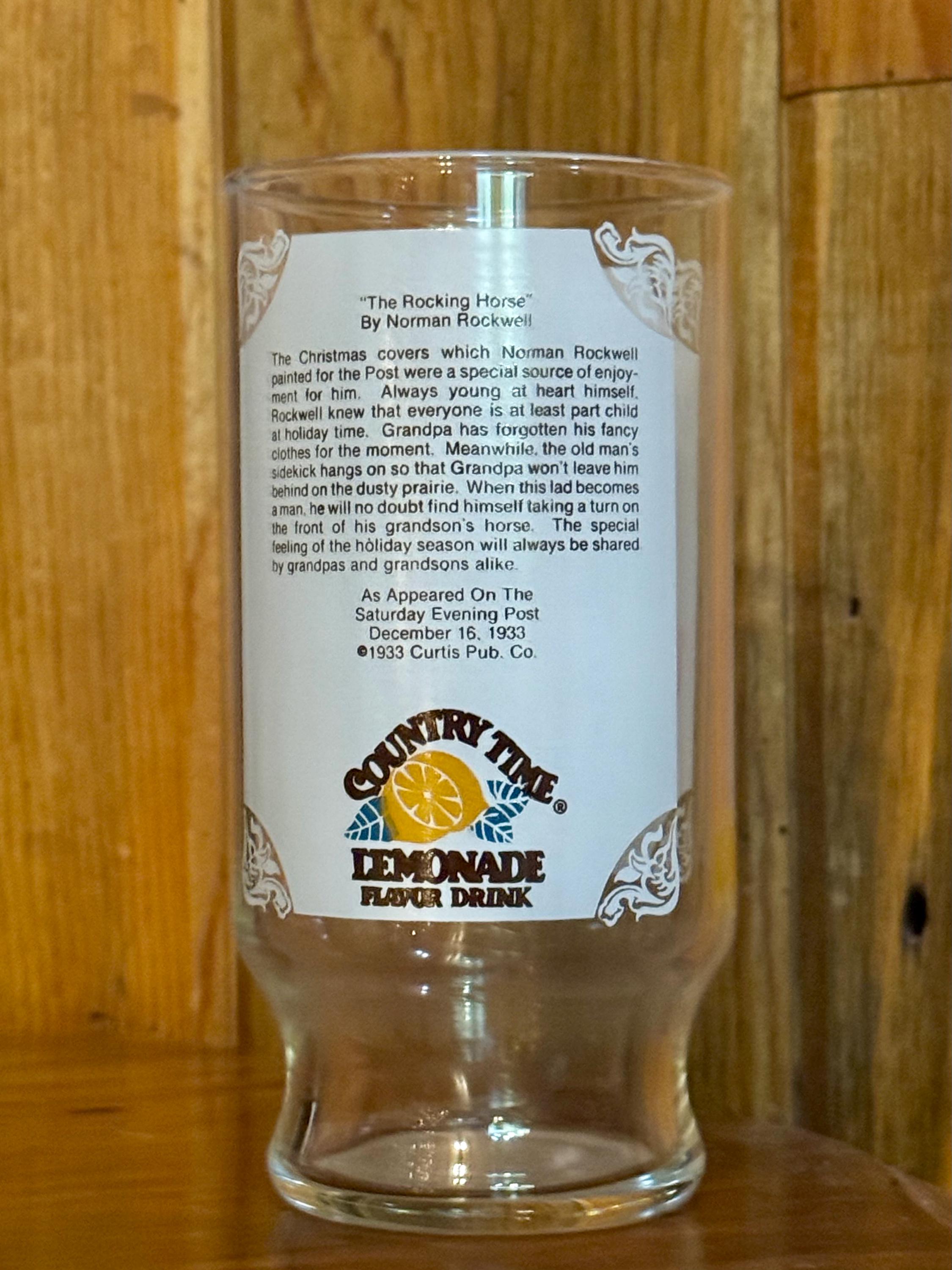 Norman Rockwell Glasses – Set of 4, Country Time Promo