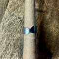 Stevie #1 Beveled Stainless Ring | Size 8