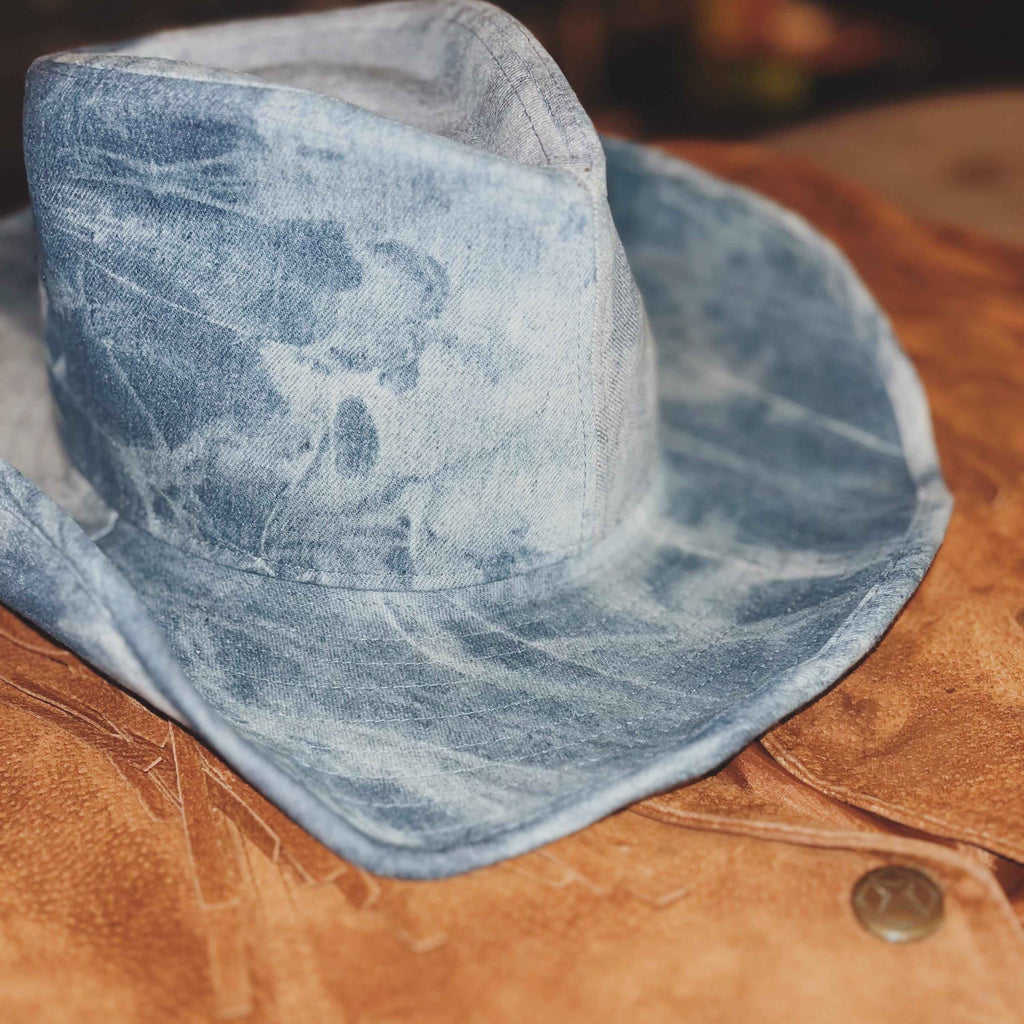 Wyeth Walker Washed Denim Cowboy Hat