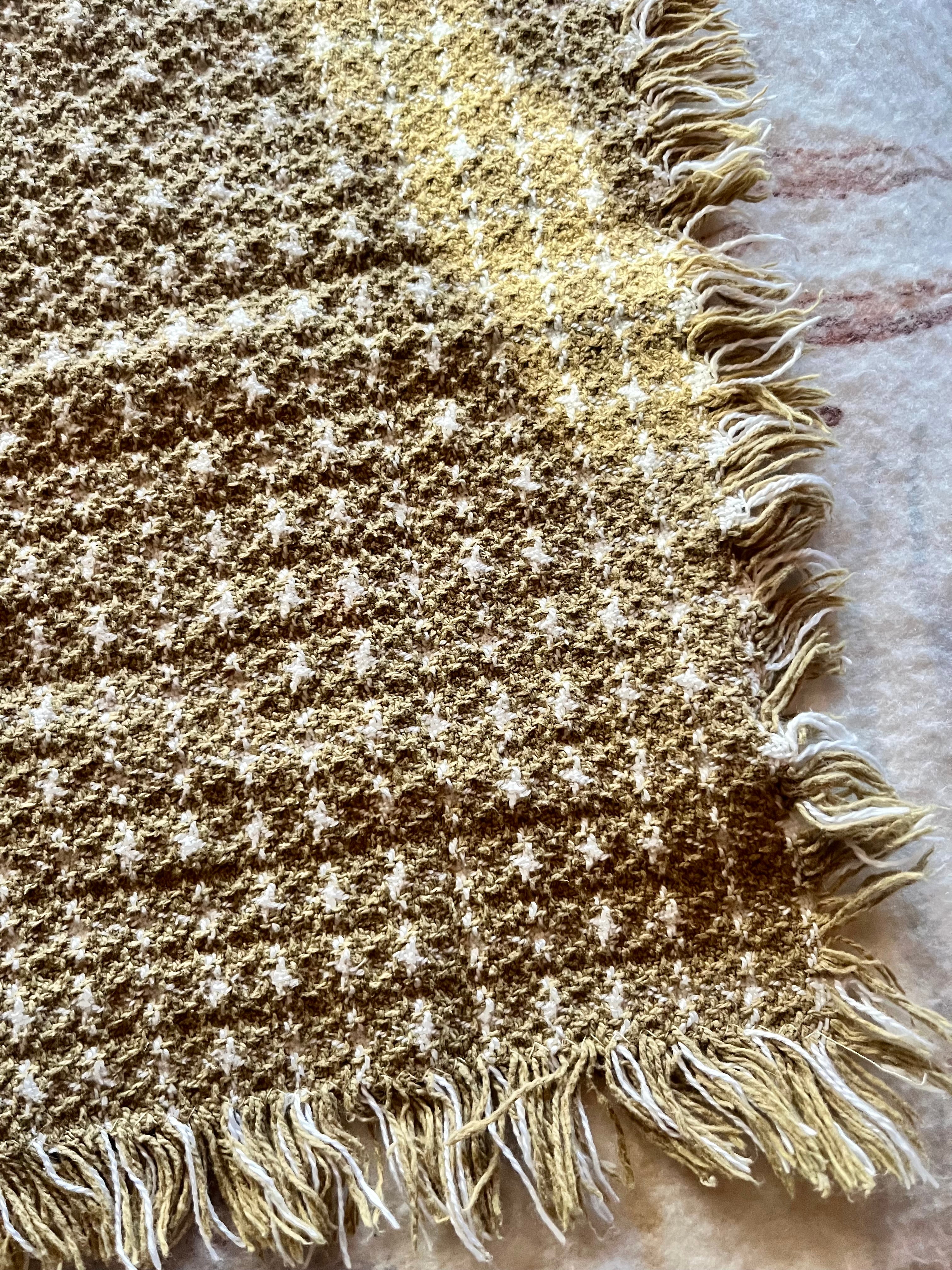 Woven Textile w/ Fringe