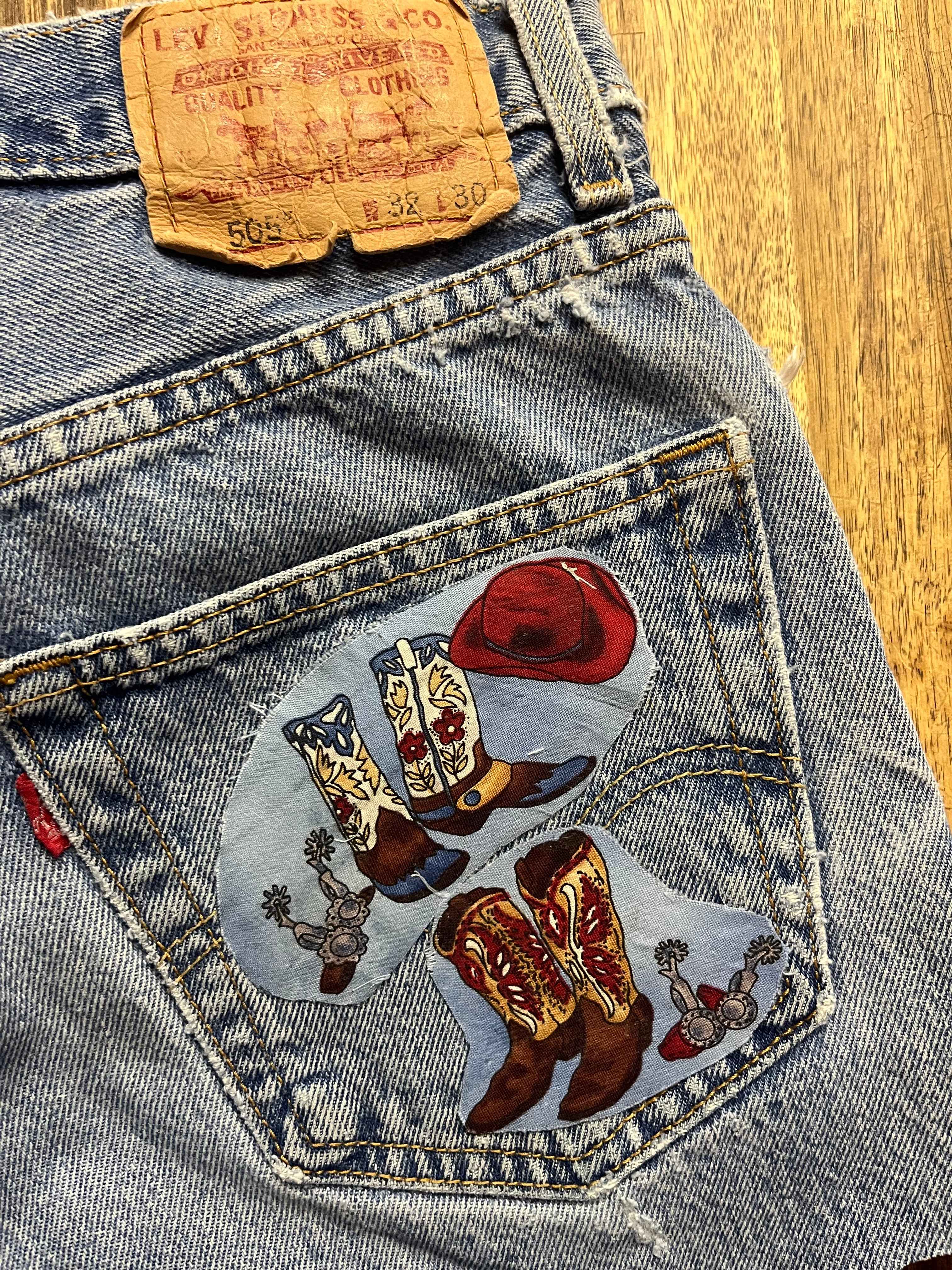 Vintage Levi’s Reworked Cut-Off Shorts — Size 32