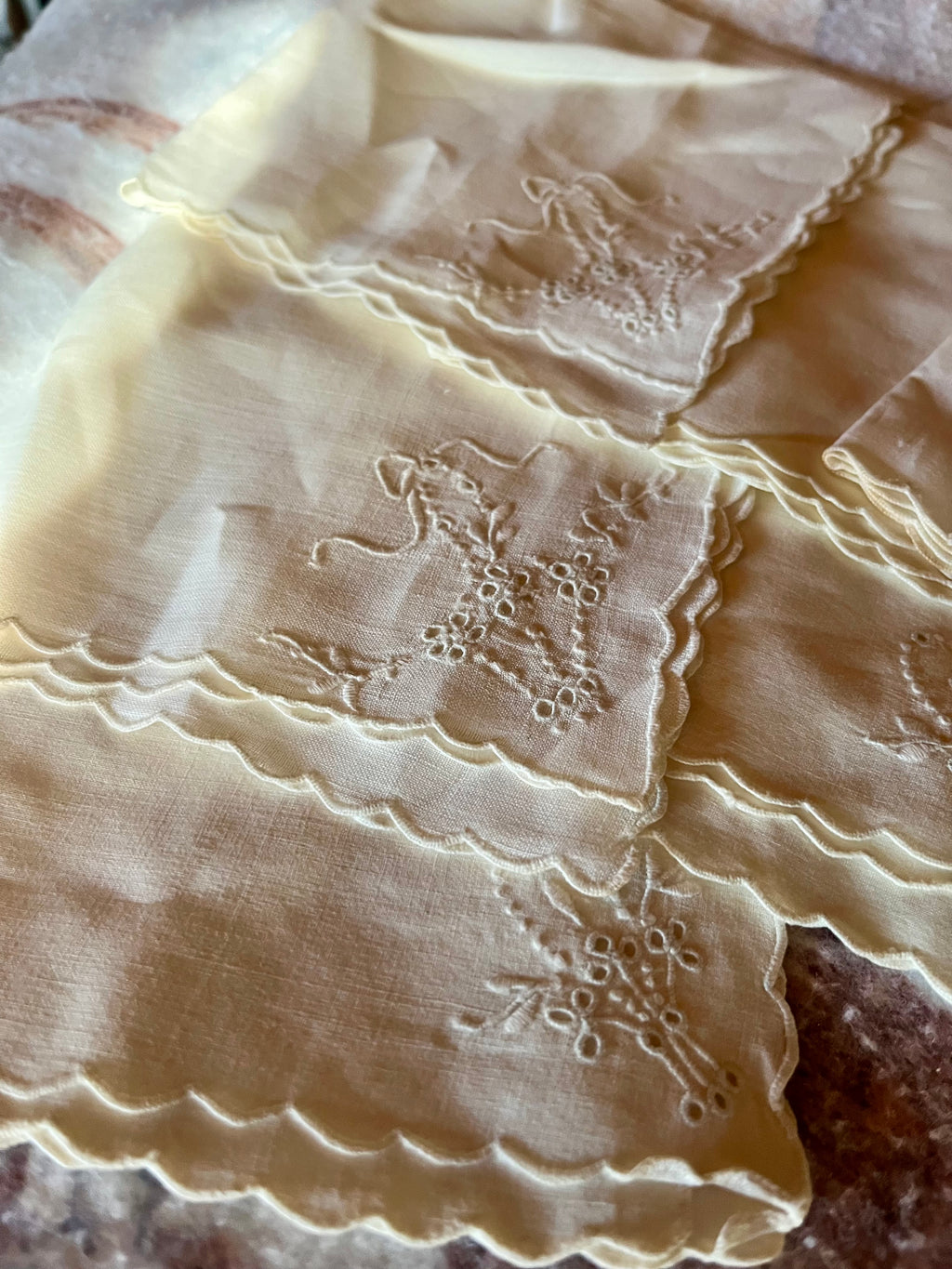 Handkerchief/Table Linen Bundle (Set of 6$