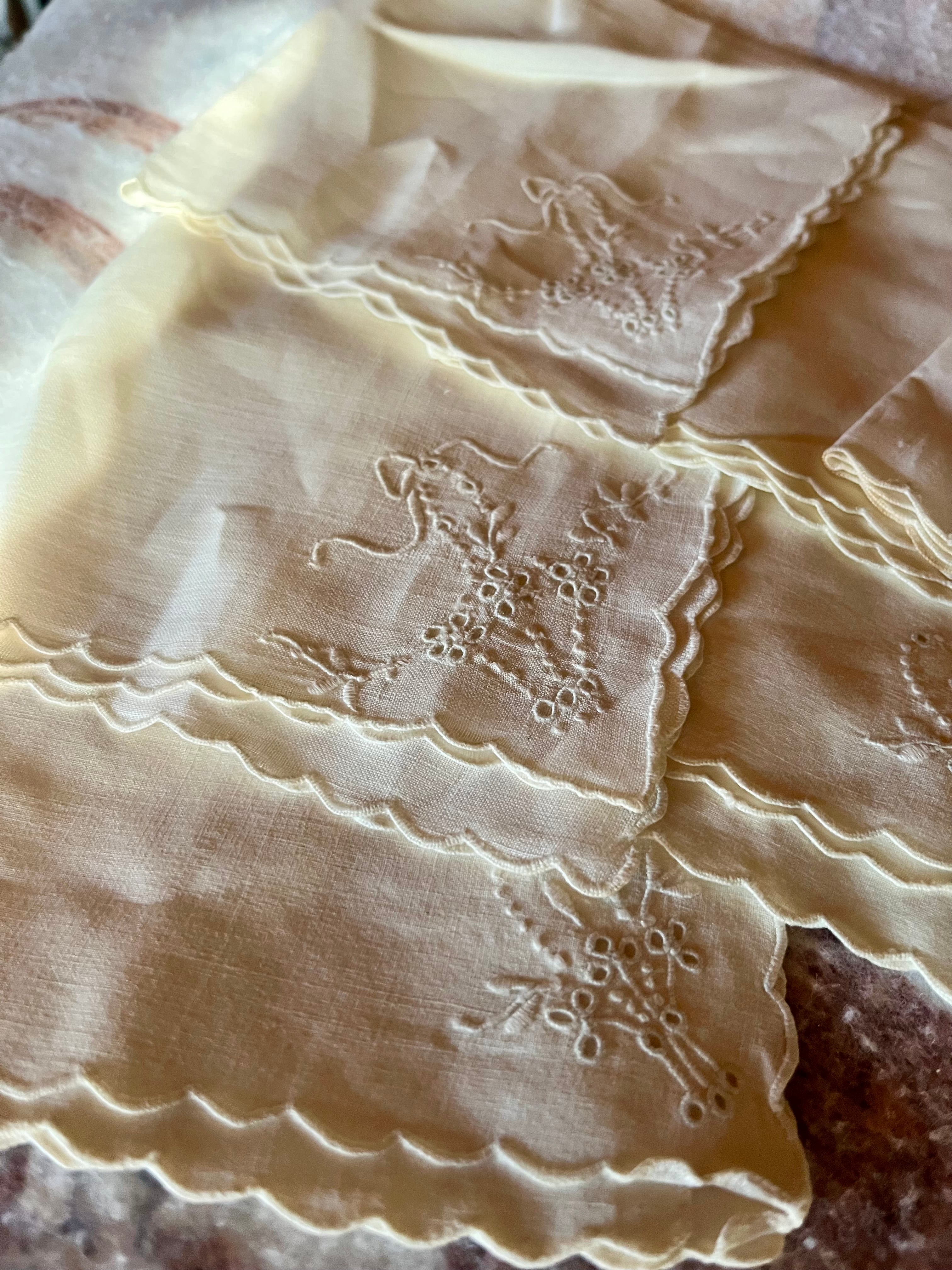 Handkerchief/Table Linen Bundle (Set of 6$