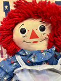 Raggedy Ann Doll | Small Cloth Doll | Nostalgic Americana Toy | Collectible Rag Doll