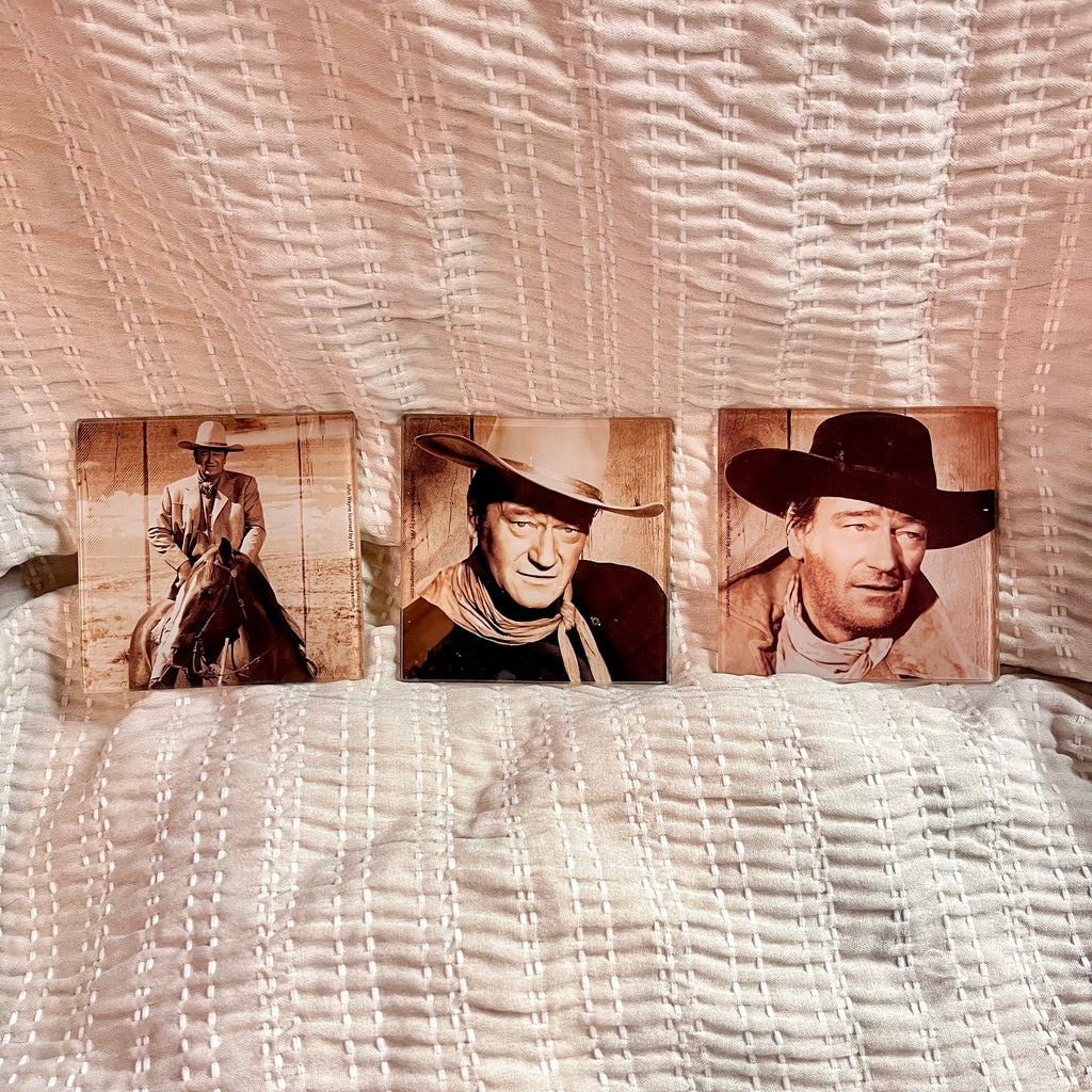 John Wayne Coasters (Set of 3)