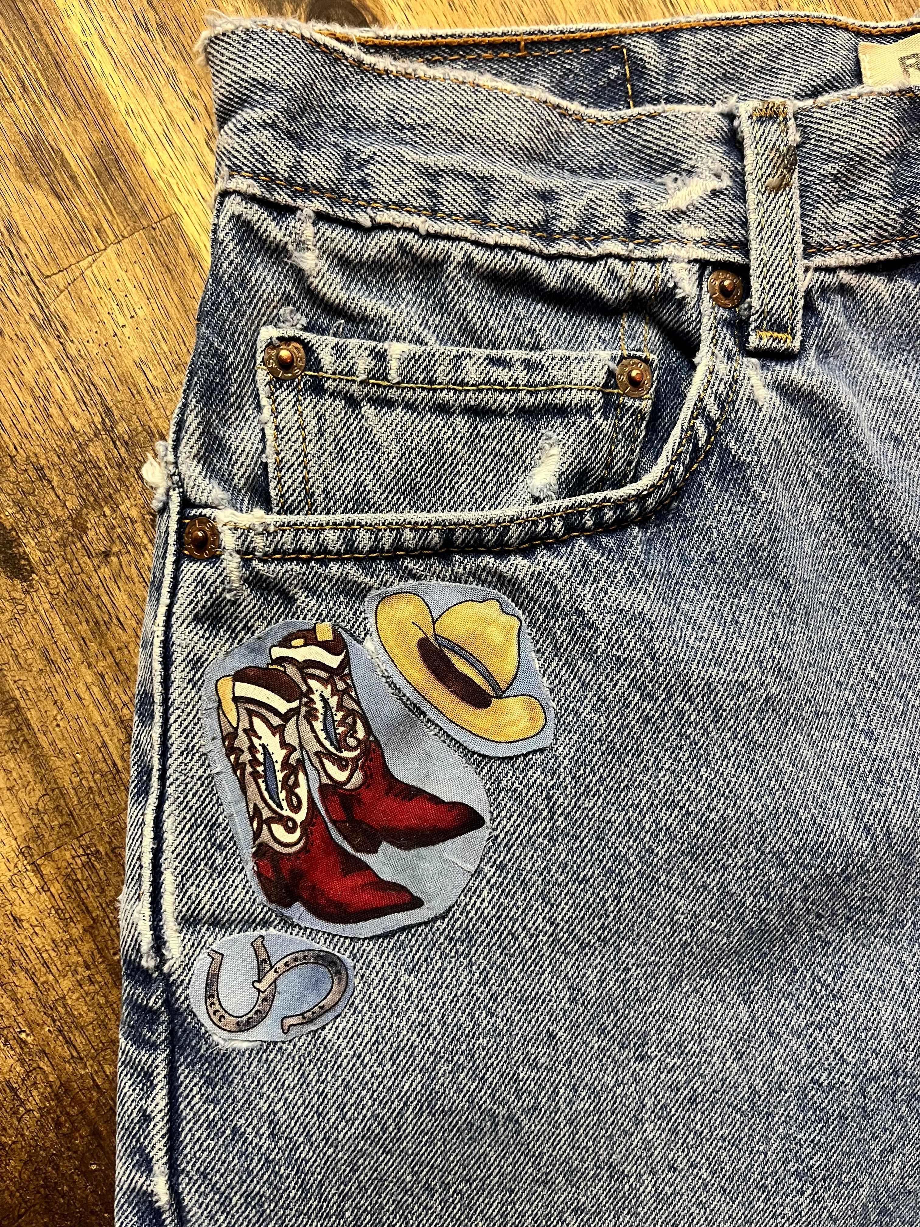 Vintage Levi’s Reworked Cut-Off Shorts — Size 32