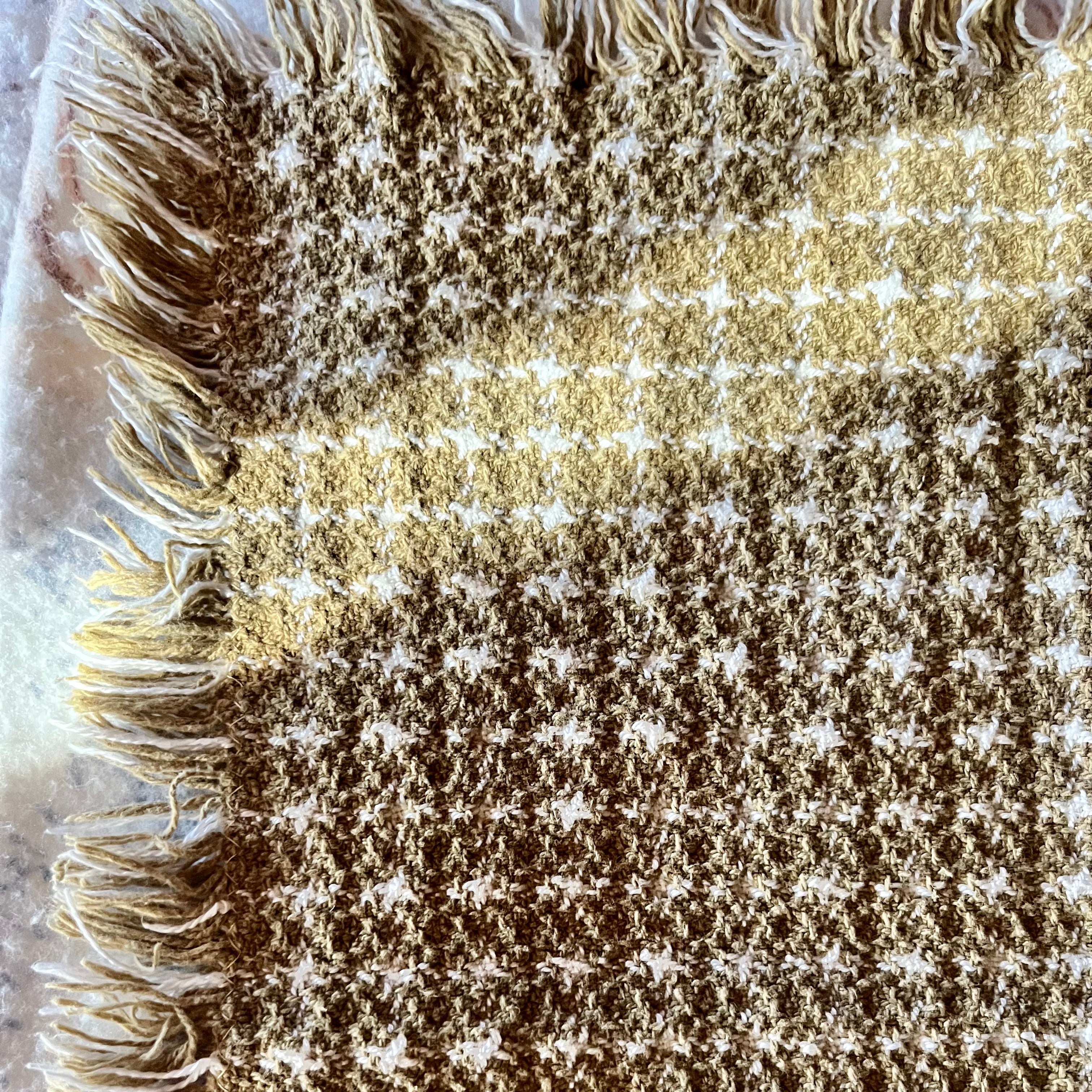 Woven Textile w/ Fringe