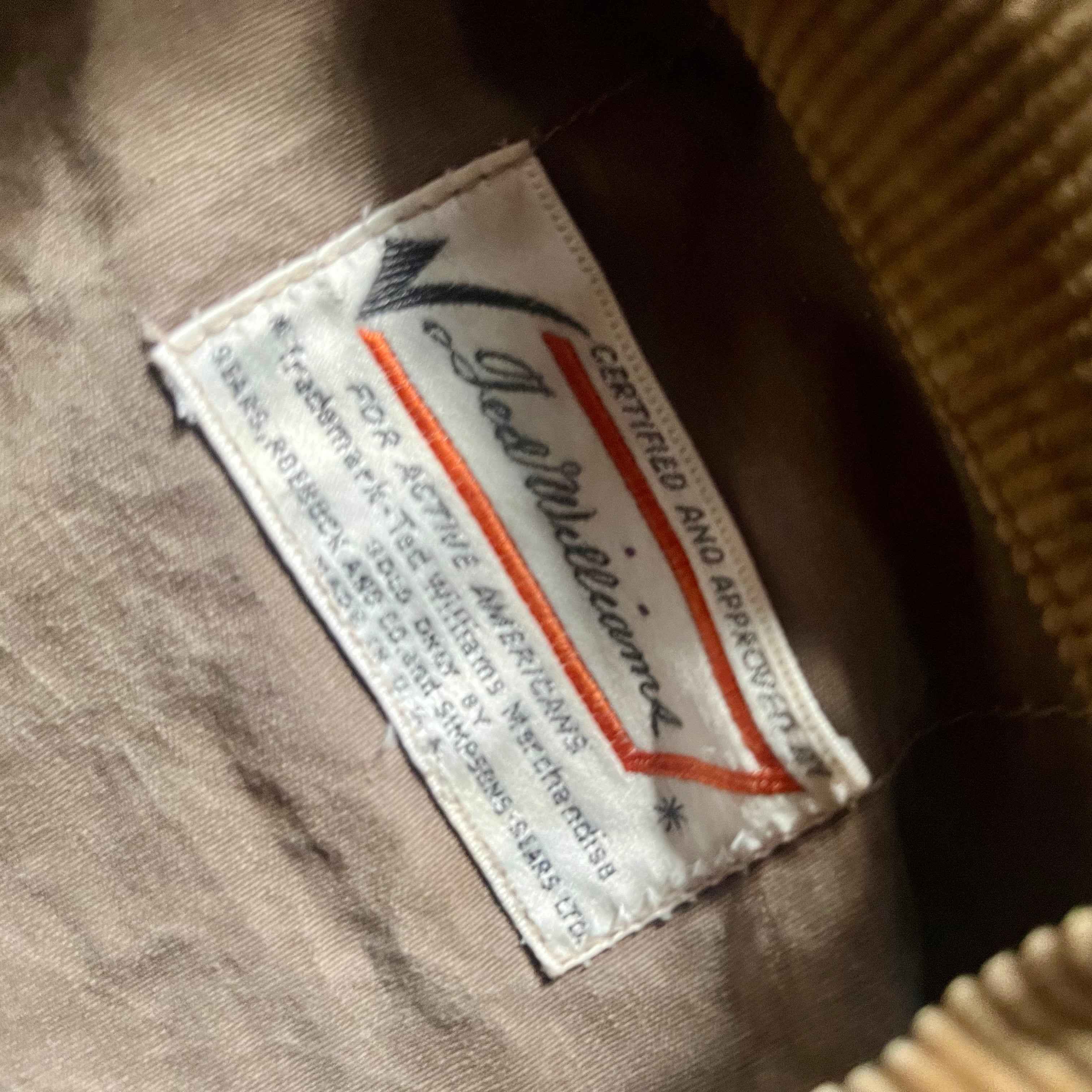 1950s–1960s Jed Williams Hunting Field Jacket (Corduroy Collar)