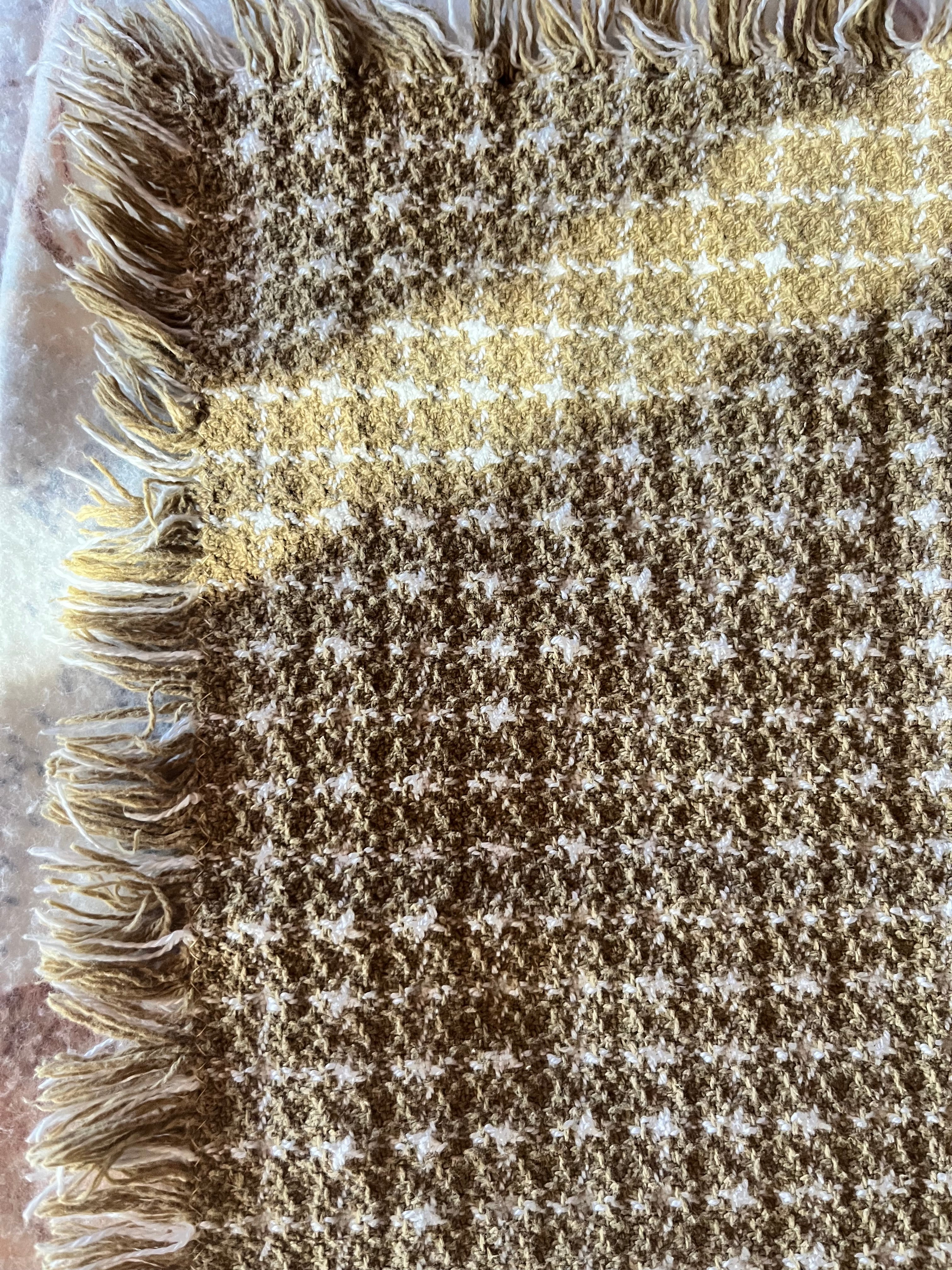 Woven Textile w/ Fringe