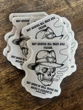 Not All Men Sticker | Cardinal Moon Exclusive