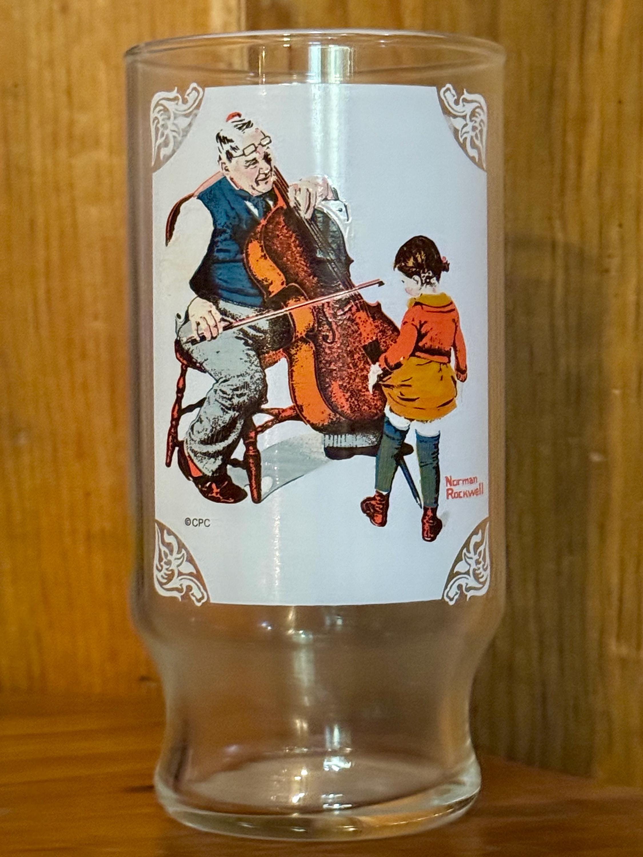 Norman Rockwell Glasses – Set of 4, Country Time Promo