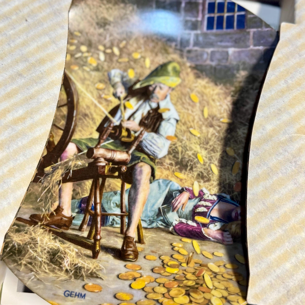 1981 Rumpelstiltskin Collector Plate – Charles Gehm, Bavaria Germany (Original Box & COA)