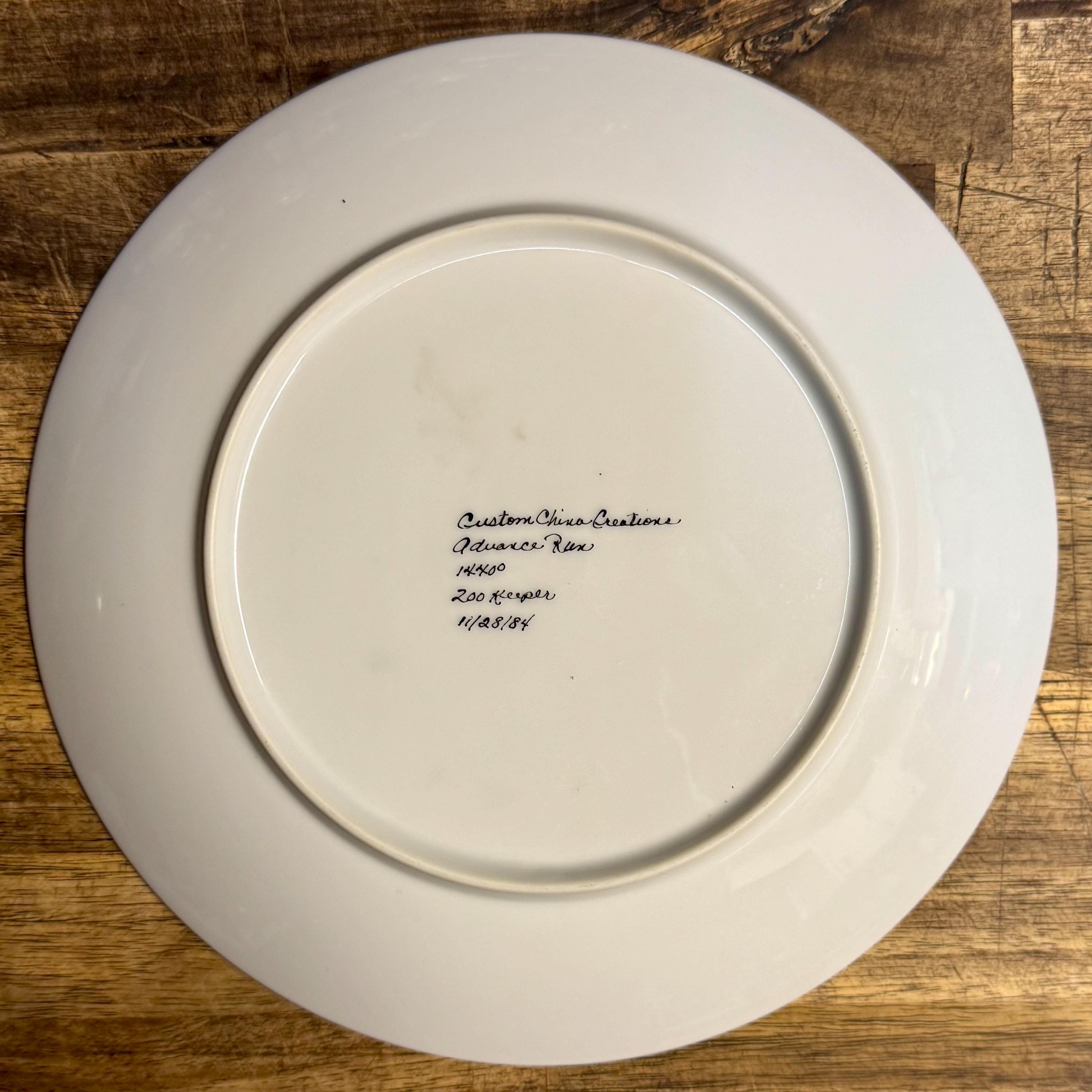 Norman Rockwell "Zookeeper" Collector Plate – 1984 Custom China Creations