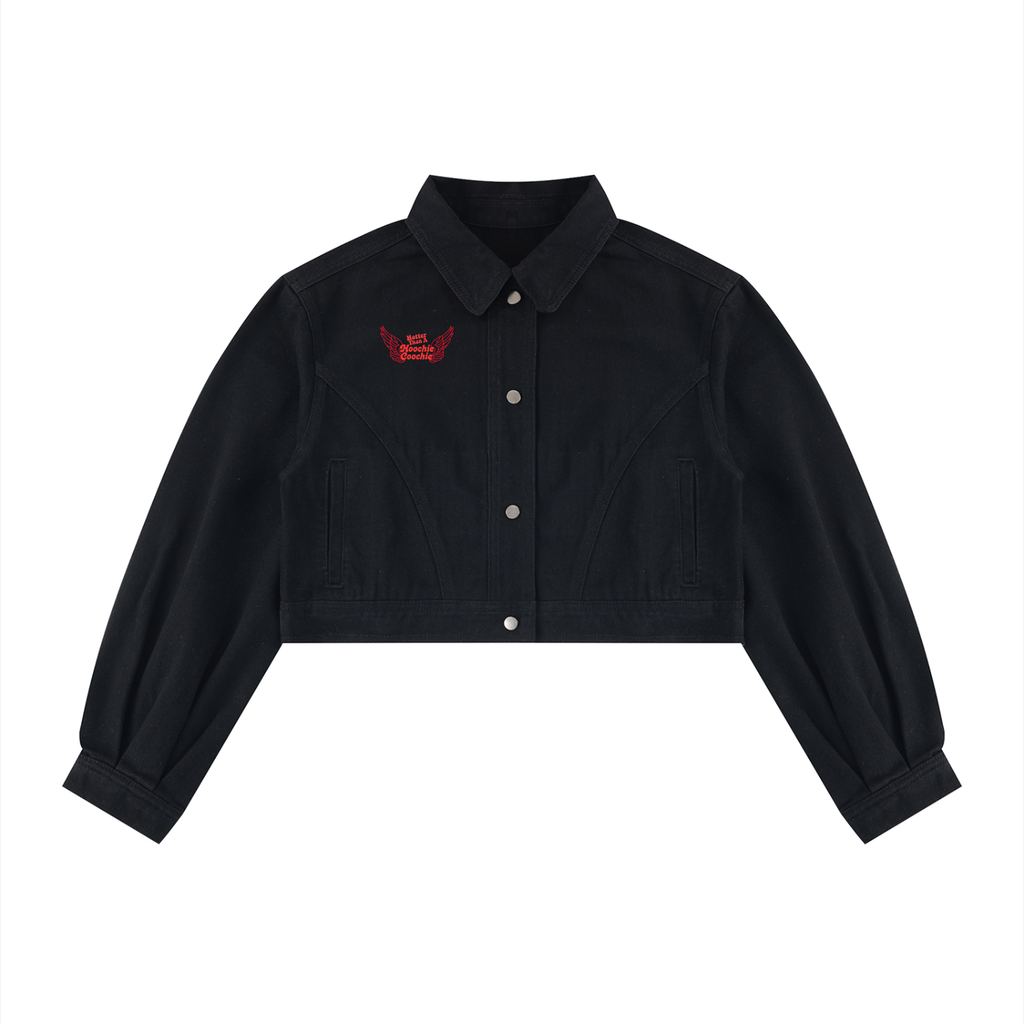 Hoochie Coochie Crop Denim Jacket