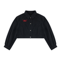 Hoochie Coochie Crop Denim Jacket